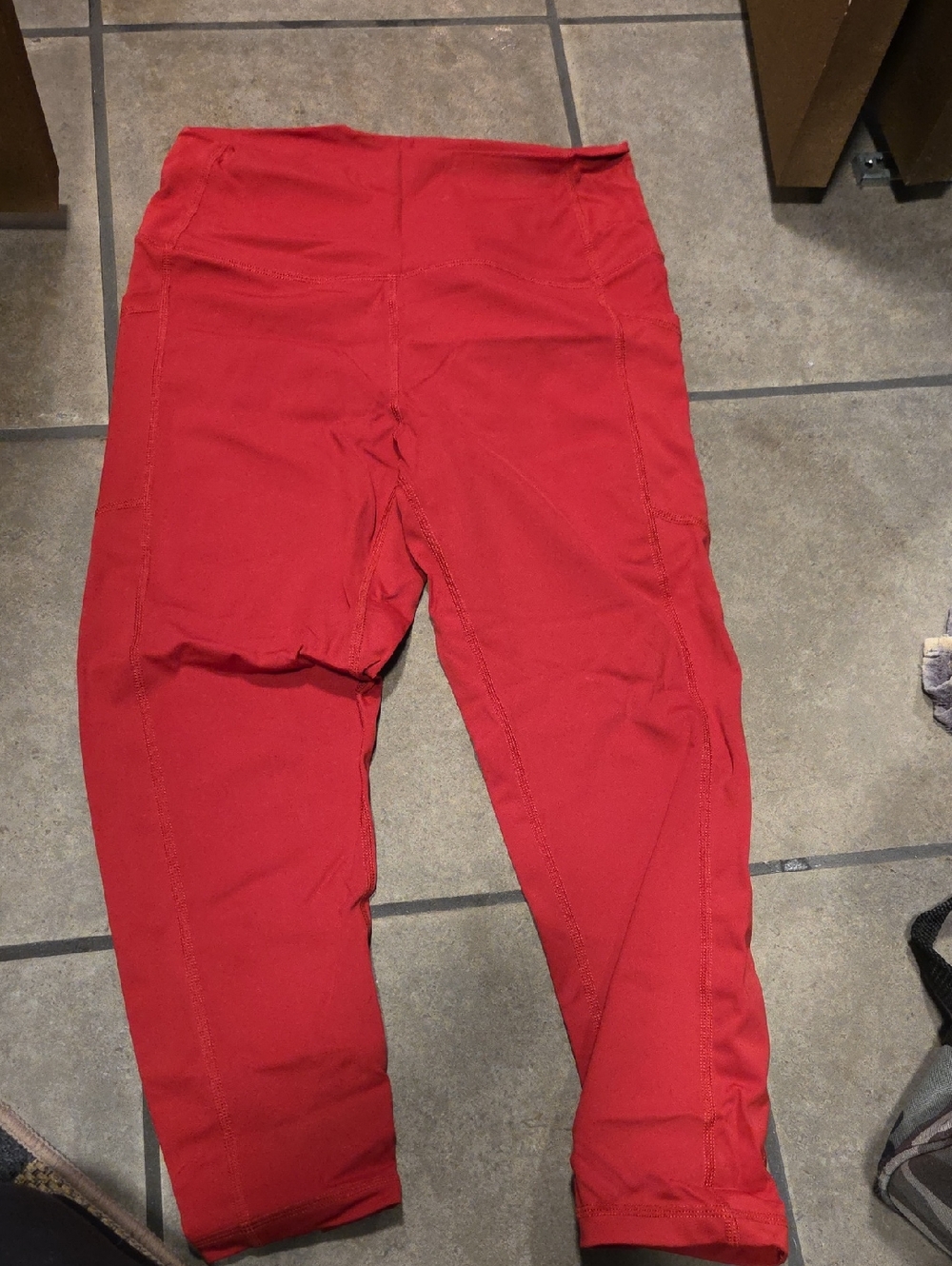 ZYIA Active Red Capri Pants
